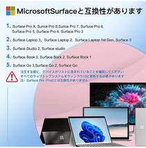 Surface用タッチペン スタイラスペン 誤作動防止 1024筆圧対応 消しゴム 右クリック機能対応 替え芯付き スタイラスペン_画像2