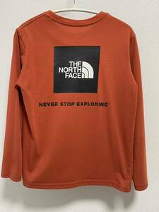 ■送料230円〜■THE NORTH FACE/ノースフェイス■ロングスリーブスクエアロゴティー/ロンT/長袖Tシャツ■キッズ140/子供◎