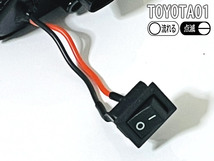 送料込 01 トヨタ 切替 シーケンシャル ⇔ 点滅 ポジ付 白光 LED ウインカー レンズ ドアミラー クリア ヴァンガード 30系 ポルテ 10系_画像4