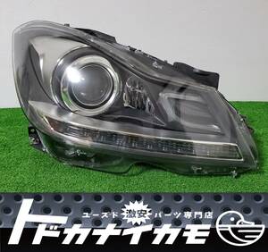 ★送料無料★ 【超美品】 メルセデスベンツ 純正 Mercedes-Benz Cクラス W204 C63 右側 ヘッドライト A2048204639 washitu