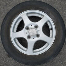 ★送料無料★ 軽自動車用 社外 Kaito 13インチ 4J ＋45 PCD:100 4H ブリジストン 155/65R13 ネクストリー 4本セット 検：アルト ekワゴン_画像2