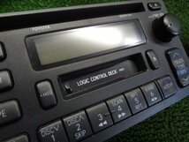 4EW8079 QO3)) トヨタ マーク GX100 前期型 グランデ 純正 CD/カセットオーディオデッキ 86120-2A300_画像2