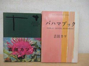◇K7105 書籍「吉田カツ バハマブック + 花 2冊セット」イラストレーター 絵画