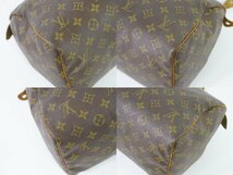 本物 ルイヴィトン LOUIS VUITTON LV スピーディ 30 モノグラム ミニボストンバッグ ハンドバッグ ブラウン M41108_画像7