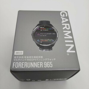 【新品】 GARMIN ガーミン Forerunner 965 ブラック