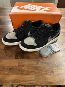 【27.5cm(US9.5)】Nike Air Jordan 1 Low KO Shadow DX4981-002 AJKO ナイキ エアジョーダン1 黒灰