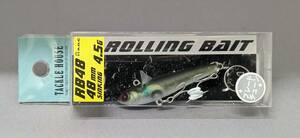 即決!タックルハウス★ローリングベイト 48 ブレードチューン RB48ブレード BD.7 マットクリア・ハク★新品 ROLLING BAIT