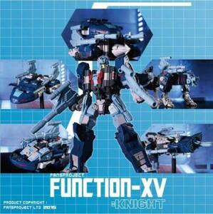 ★FansProject【function X-6 KNIGHT】未開封新品★検：シックスナイト トランスフォーマー 超神マスターフォース