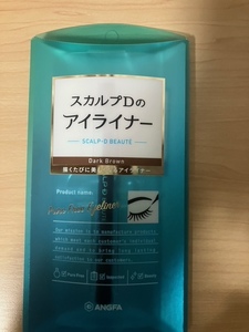 60％引き　スカルプＤ　アイライナー　ダークブラウン　お湯落ち　新品未使用品