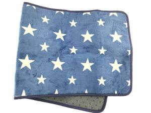  kitchen mat smooth Touch flannel cloth with urethane hot carpet cover OK 50x120cm star pattern navy 