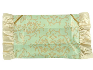  подушка покрытие pillow кейс бахрома есть оборка .. тип da маска рисунок оттенок зеленого стоимость доставки 250 иен 