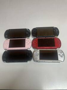 【AY-3039】 SONY ソニー　PSP PSP-3000 5台/1000 1台 6台まとめ売り　動作未確認　ジャンク