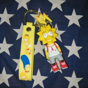 新品 シンプソンズ the Simpsons LISA リサ キーホルダー ストラップ