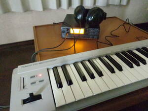 [動作チェック済み] Roland MIDI KEYBOARD CONTROLLER PC-180 取扱説明書 MIDIケーブル ACアダプター ローランド キーボード