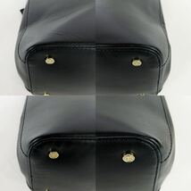 1円 ☆美品☆ TORY BURCH トリーバーチ 2WAYハンドバッグ ブラック レザー ショルダーバッグ ブラック 黒 ダブルジッパー_画像6