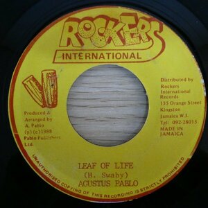 EP4583☆Rockers International「Agustus Pablo / Leaf Of Life」