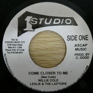 EP4230☆Studio One「Willie Cole, Leslie & The Laptops / Come Closer To Me」