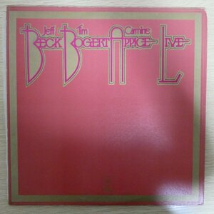 LP2959☆2枚組「ベック・ボガート&アピス・ライヴ / イン・ジャパン / ECPJ-11~12」