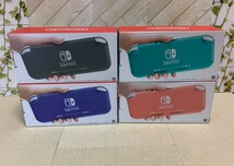 【送料無料】★新品・未使用・未開封★Nintendo Switch Lite　4台 コーラル ・ターコイズ・グレー・ブルー★ 任天堂スイッチライト★22-①_画像2