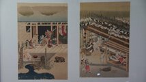 hh744 土佐光起 木版画 浮世絵 額装 まとめて 職人図 美人画_画像2