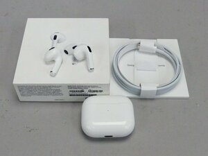 r215 アップル Apple エアポッツ AirPods 第3世代 MME73J/A ワイヤレス 初期化済み 動作品