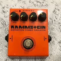  中古 送料無料 amt rammstein distortion combo emulator ラムシュタイン ギターエフェクター_画像1