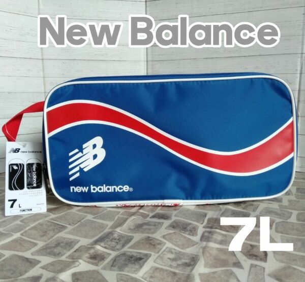 【7L】New Balance　ニューバランス　シャワーサンダル　サンダル　スリッパ　ブルー　ゴルフ　テニス　ジム