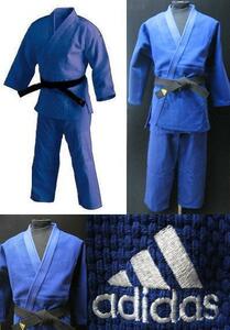 185cm 5.5Y adidas judo put on J730NB ( budo Spirit 2 BLUE) top and bottom new goods 