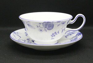 WEDGWOOD ウェッジウッド カップ＆ソーサー ブループラム 洋食器 ティーカップ コーヒーカップ ボーンチャイナ 花柄 1019293