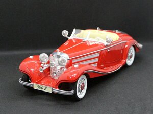 マイスト MAISTO 1/18 1936 メルセデスベンツ 500k Typ スペシャルロードスター レッド PREMIUM EDITIONシリーズ 2030330