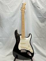 Fender USA アメスタAmerican Standard Stratocaster 黒 メイプル指板 ノイズレスピックアップ搭載_画像1