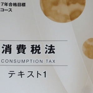 ★TAC　税理士　2017　消費税法　上級　テキスト1・トレーニング1★