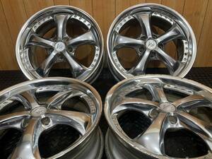 WORK ワーク VS 18×7.5JJ 5穴 PCD114.3 オフセット +45 4本 札幌近郊引取OK