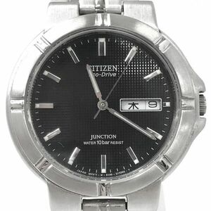 CITIZEN シチズン JUNCTION ジャンクション Eco-Drive エコドライブ 腕時計 ソーラー E100-S95595 コレクション シンプル カレンダー