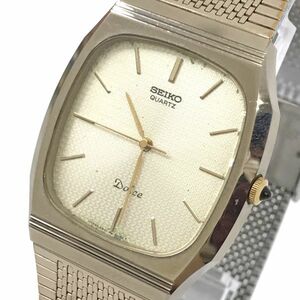 SEIKO セイコー DOLCE ドルチェ 腕時計 クオーツ 5931-5450 ゴールド 四角 スクエア ヴィンテージ コレクション 新品電池交換済 動作確認済