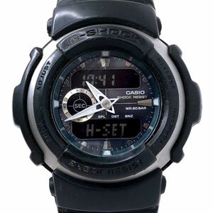 CASIO カシオ G-SHOCK ジーショック G-SPIKE Gスパイク 腕時計 G-300-3A クオーツ アナデジ カレンダー ブラック 電池交換済み 動作確認済