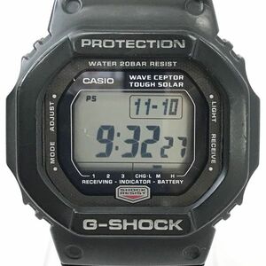 CASIO カシオ G-SHOCK ジーショック 腕時計 GW-5600J-1 電波ソーラー タフソーラー スクエア 四角 ブラック 20気圧 デジタル 動作確認済み