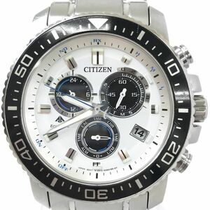 CITIZEN シチズン PROMASTER プロマスター 腕時計 PMP56-3053 Eco-Drive エコドライブ 電波ソーラー クロノグラフ カレンダー 動作確認済み