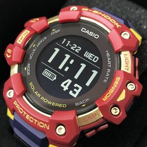 美品 CASIO カシオ G-SHOCK ジーショック 腕時計 電波ソーラー G-SQUAD Bluetooth スマホリンク GBD-H1000BAR-4 FCバルセロナ Matchday