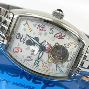 Disney ディズニー ミッキーマウス 生誕77周年記念 腕時計 手巻き 機械式 8000本限定 ジャンピングアワー コレクション 動作確認済み