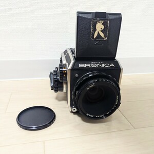 昨日まで動作美品　現状品　ZENZA BRONICA EC +NIKKOR P.C 75mm F2.8　ゼンザブロニカ