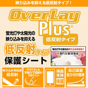 スマートウォッチ Q9 PRO 1.9インチモデル 保護 フィルム OverLay Plus スマートウォッチ用保護フィルム アンチグレア 低反射 指紋防止の画像2