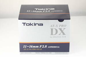 ★新品級★ Tokina AT-X 11-16mm F2.8 PRO DX II CANON用 シリアル一致元箱付 ★完動品、光学極上★ キャノン #191