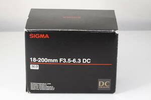 ★超極上美品★ SIGMA DC 18-200mm F3.5-6.3 CANON用 元箱付 ★完動品、光学極上★ キャノン #190