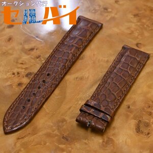  genuine article new goods same Claw domei Ran genuine products mat crocodile leather belt Fit width approximately 20mm wristwatch for black ko watch band Claude Meylan