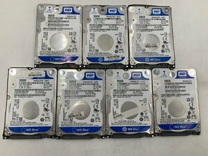 7台セット Western Digital製HDD 500GB 7mm 動作確認済, 健康状態正常,フォーマット済