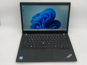 英語キーボード フルHD 14型 Lenovo ThinkPad T480S Windows11 八世代 i7-8650U 24GB NVMe 512GB-SSD カメラ 無線 Office付 中古