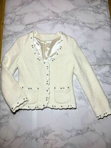  high class tweed color jacket S size 