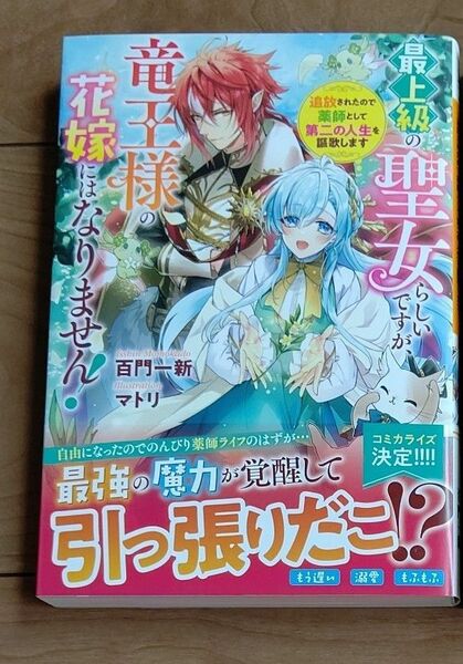 最上級の聖女らしいですが、竜王様の花嫁にはなりません！追放されたので薬師として第二の人生を謳歌します