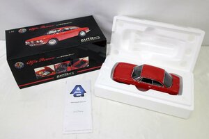 ＜中古品＞AUTO art オートアート ミニカー 1/18 アルファロメオ 1750 GTV レッド（13223111418216DJ）